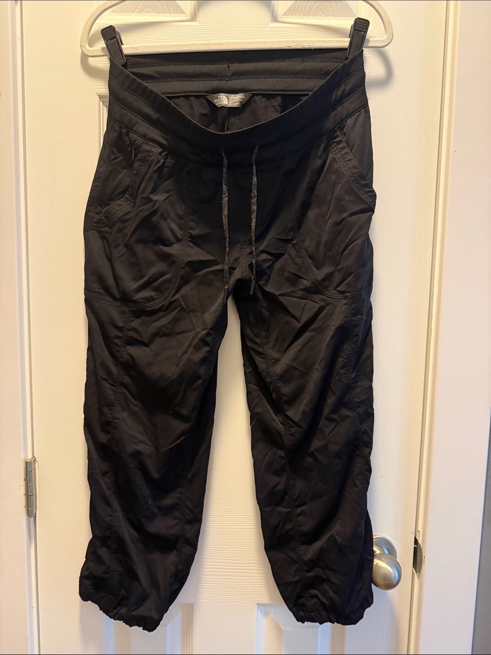 Black Jogger Pants - Casual Drawstring Waist